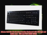 Adesso Full Size Mechanical Gaming Keyboard with USB Hub and Audio Jack USB and PS2 MKB135B