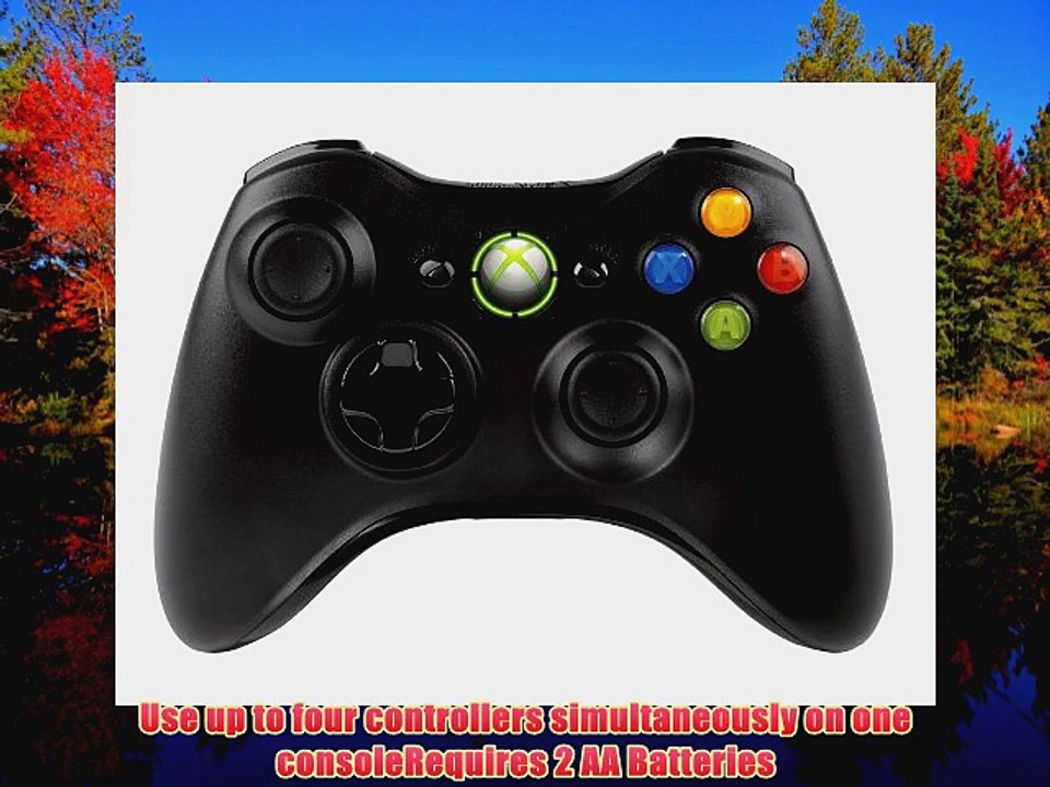 Xbox 360 Wireless Controller Glossy Black