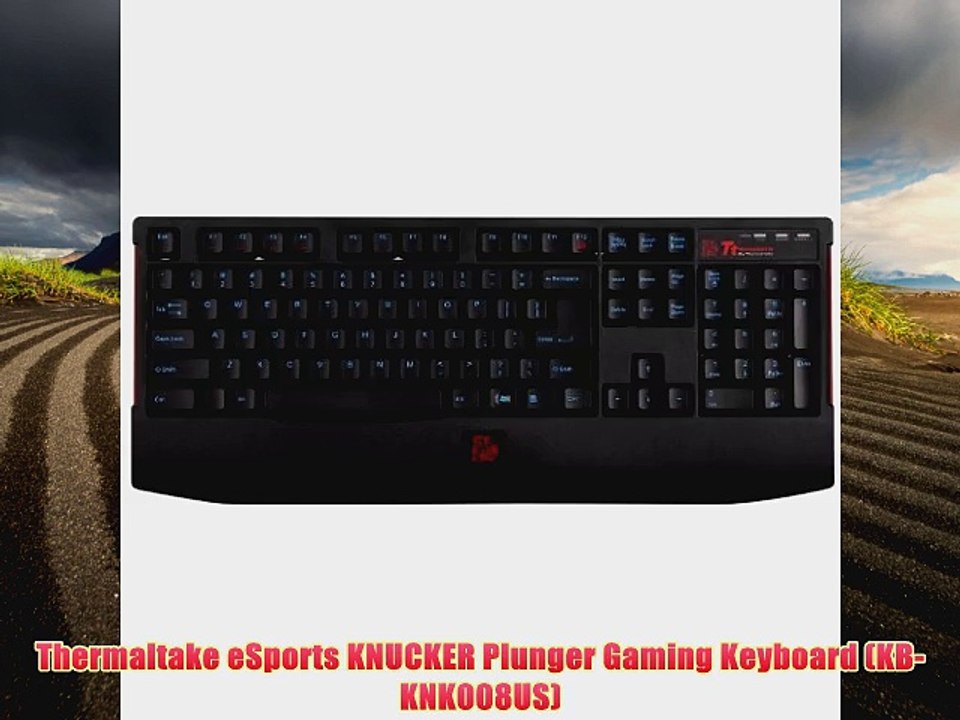 Thermaltake eSports KNUCKER Plunger Gaming Keyboard KBKNK008US