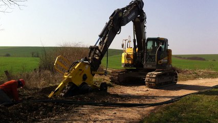 Travaux génie civil pour la fibre optique