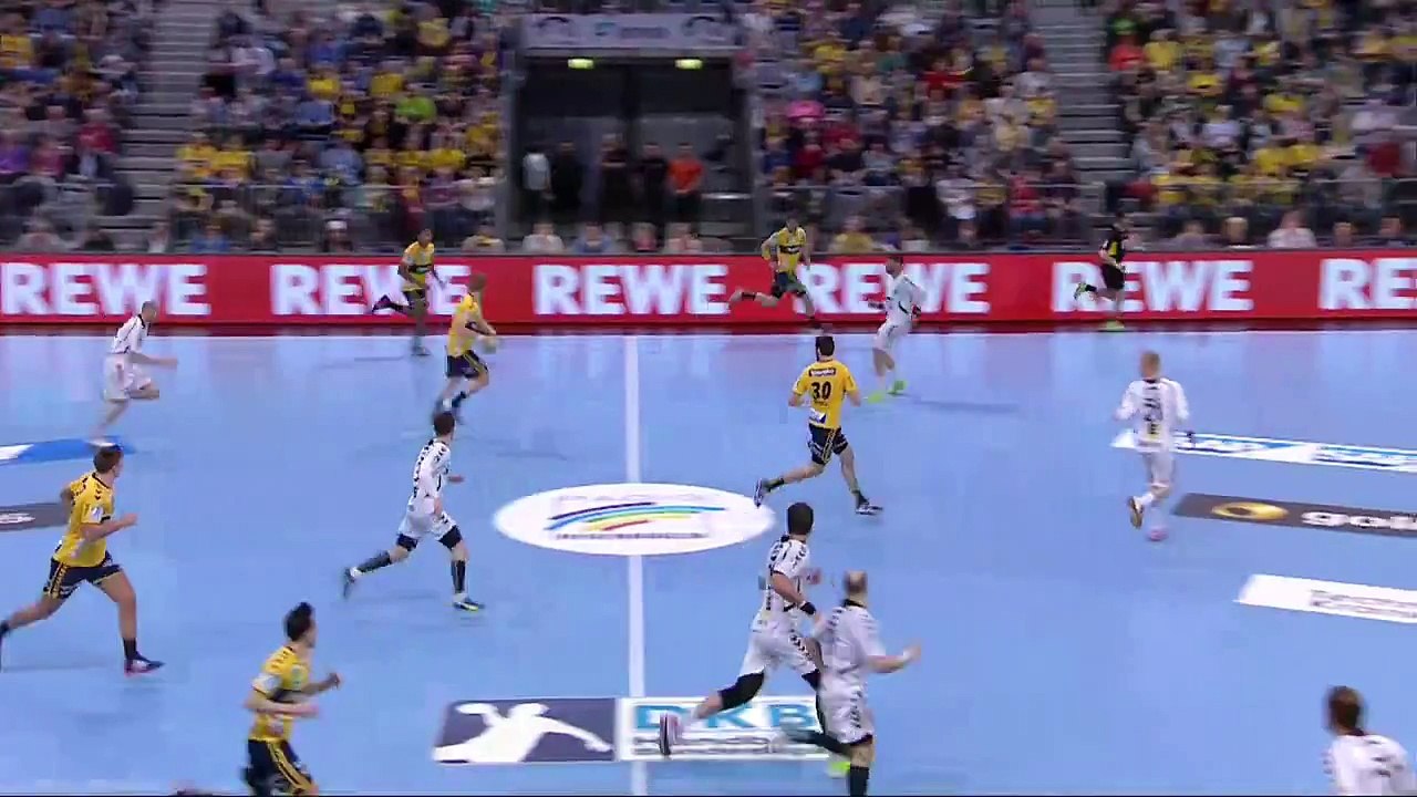 Spectaculaire roucoulette d'Uwe Gensheimer (Rhein Neckar Löwen)