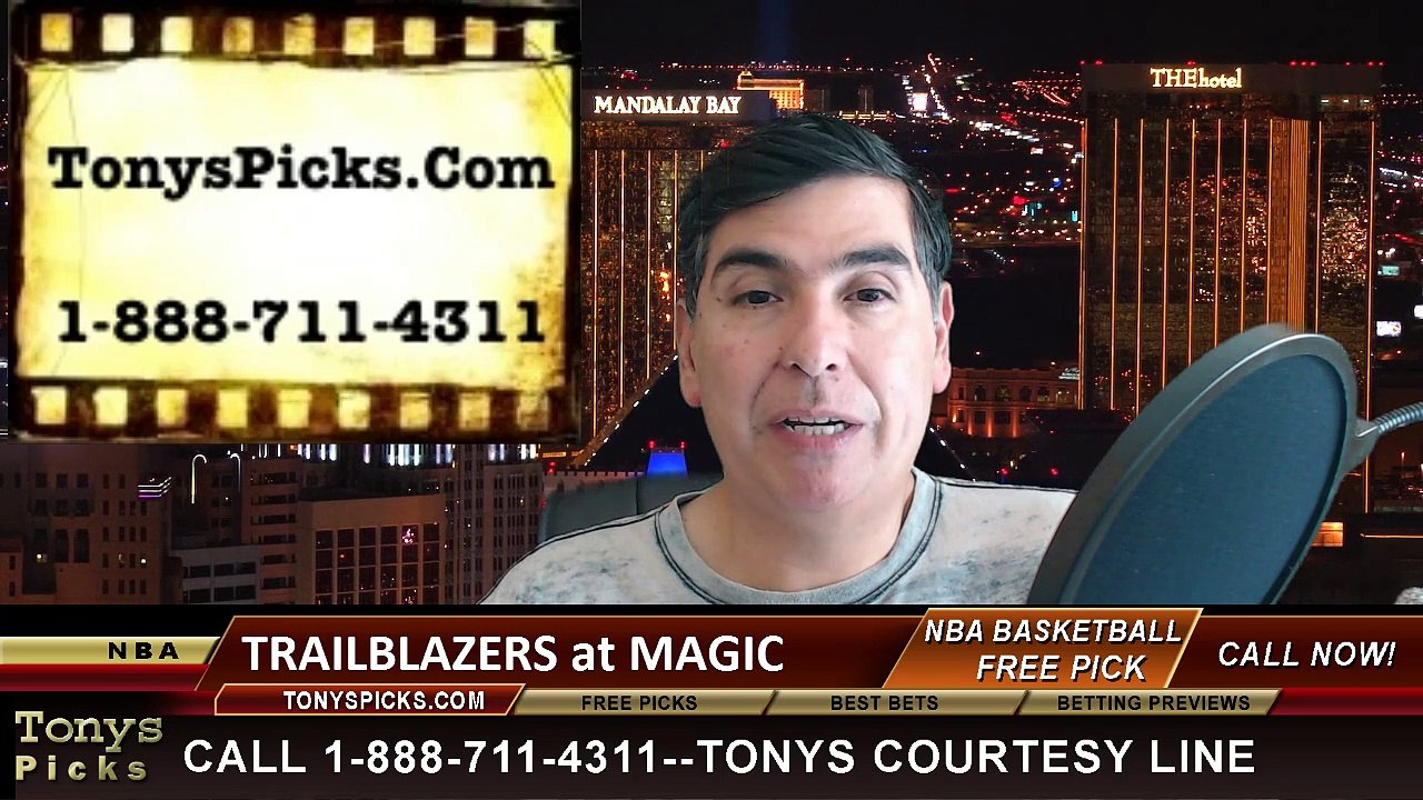 Orlando Magic vs. Portland Trailblazers Free Pick Prediction NBA Pro Basketball Odds Preview 3-20-2015