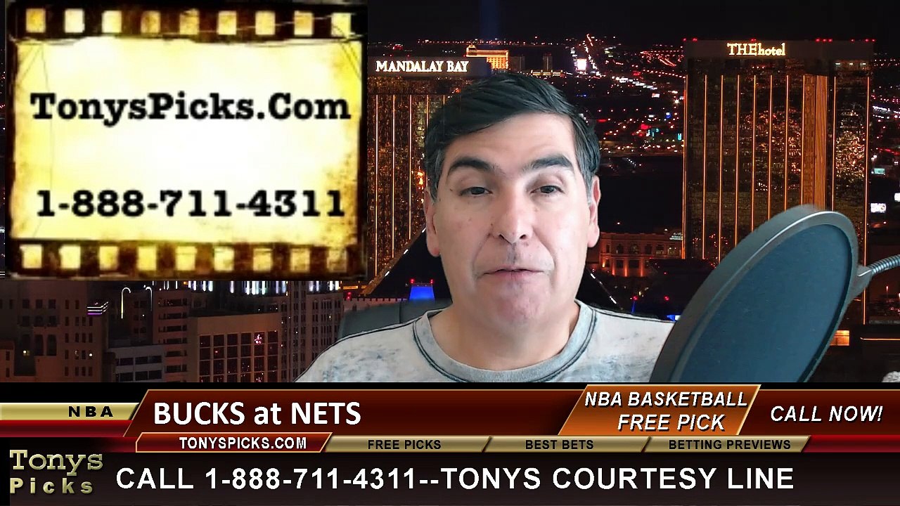 Brooklyn Nets vs. Milwaukee Bucks Free Pick Prediction NBA Pro Basketball Odds Preview 3-20-2015