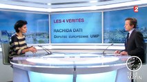 Les 4 Vérités - Rachida Dati opposée à Nicolas Sarkozy sur les repas de substitution