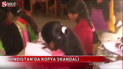 Çocuklarına kopya verebilmek için binaya tırmandılar!