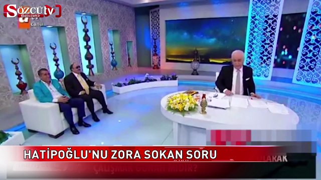 Nihat Hatipoğlu'nu zora sokan soru