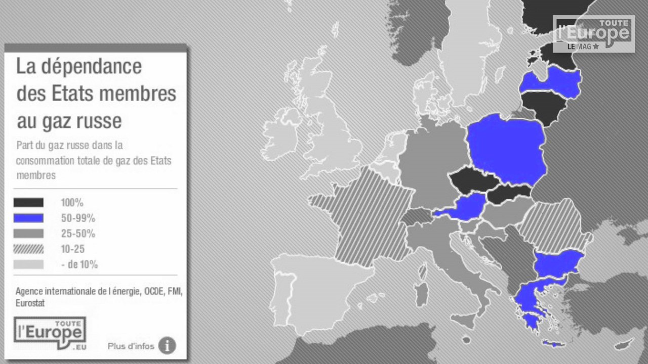 Plusieurs pays de l'UE sont dépendants à 100% du gaz russe : vrai ou faux ?