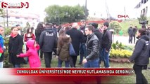 Zonguldak'ta üniversitedeki nevruz kutlamasında gerginlik