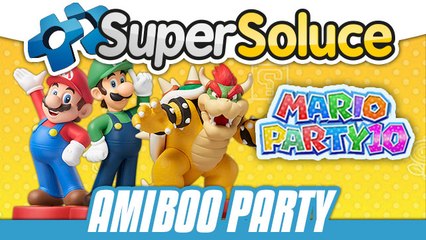Mario Party 10 - Video Gameplay Amiibo Party