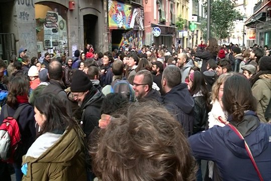 Movilización para defender el Patio Maravillas