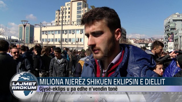 MILIONA NJERËZ SHIKUEN EKLIPSIN E DIELLIT