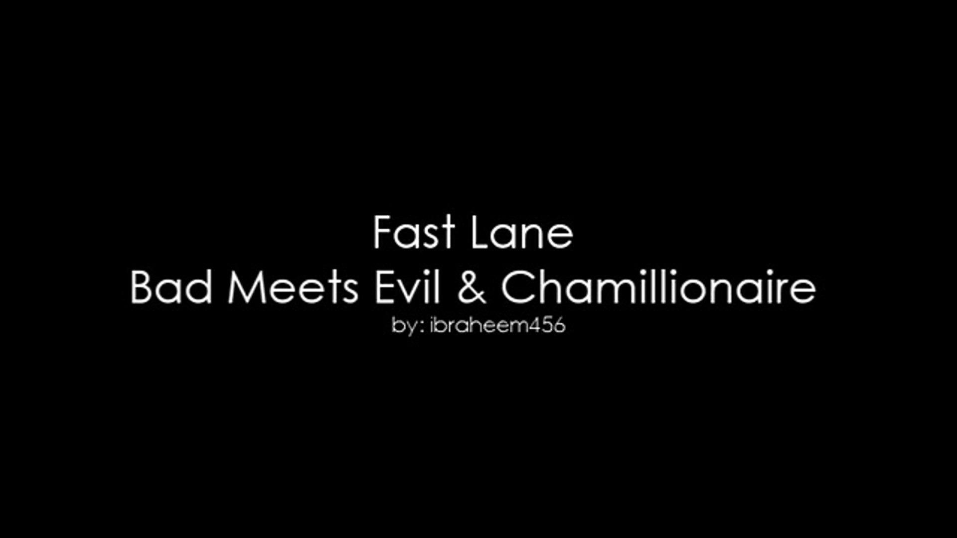 Eminem - Fast Lane Ft Royce Da 5'9'' _ Chamillionaire [Lyrics HD] )Latest  Lyrics - Vidéo Dailymotion
