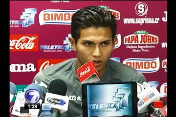 Diego Madrigal será baja los próximos dos juegos