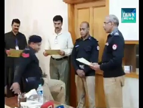Sepoys slipped while saluting IG Punjab during a ceremony