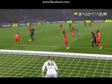 Lavezzi Great Chance To Score PSG - Lorient 2015-03-20