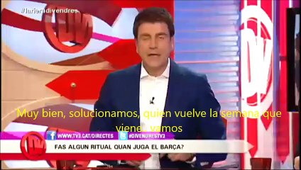 Cortinilla del regreso de Joan Flaquer a la riera