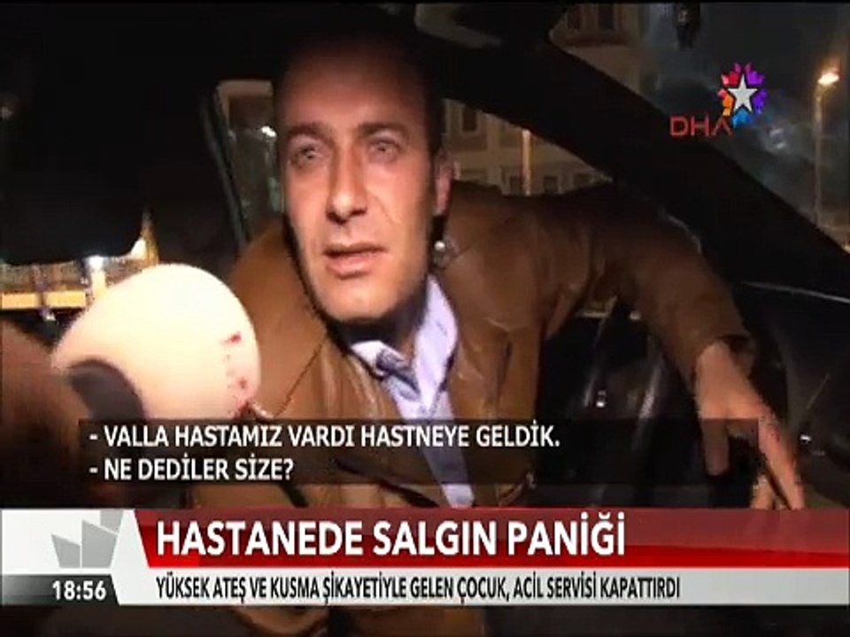 Hastanede salgın paniği yüksek ateş ve kusma şikayetiyle gelen çocuk acil servisi kapattırdı