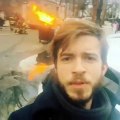 Intentaron tomarse 'selfie' durante incendio y esto fue lo que pasó