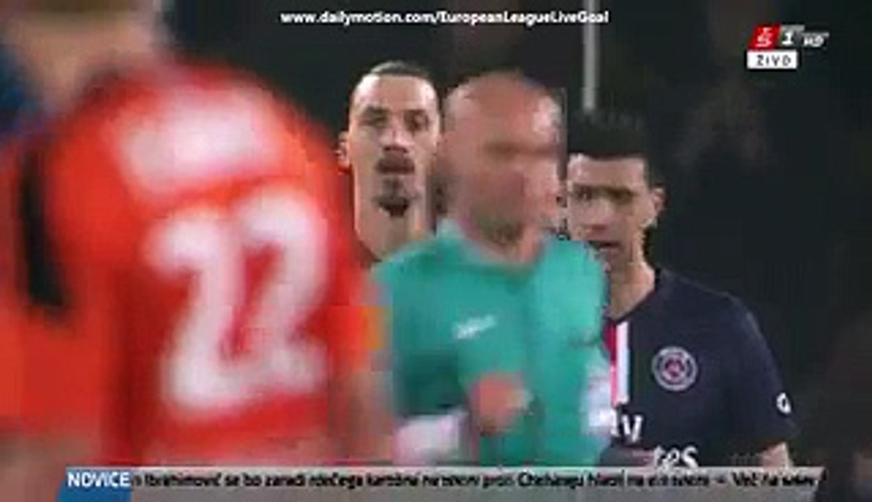 Zlatan Ibrahimovic 21 Penalty Kick  PSG - Lorient 20.03.2015 HD