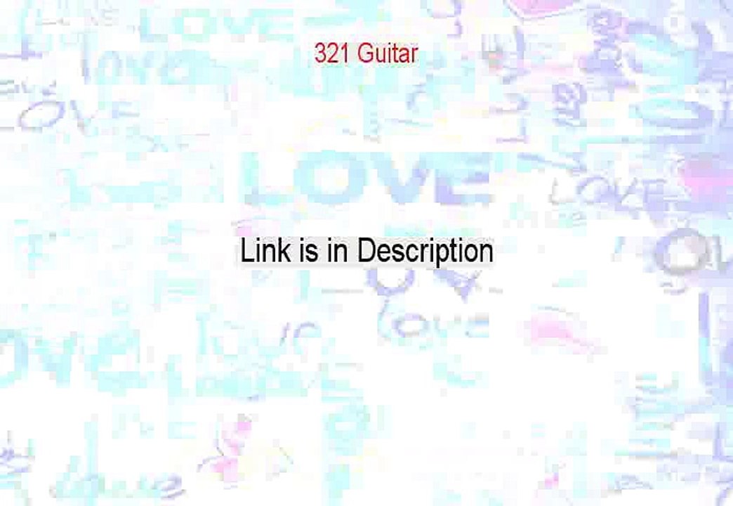 321 Guitar Download PDF - Instant Download 2015