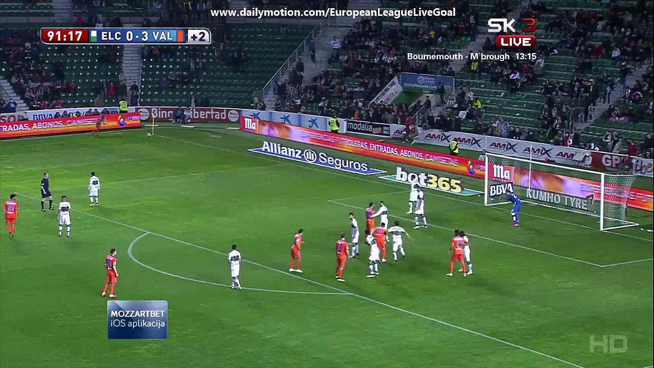 Nicolas Otamendi 0:4 | Elche - Valencia 20.03.2015 HD