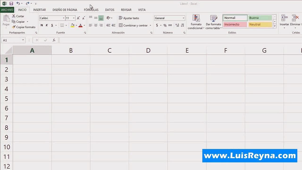 5.Curso Excel 2013 La barra de herramientas de acceso rápido (Clase 5 de 25)