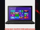 Toshiba Satellite C55A5308 156 Laptop PC Intel Core i3 4GB Memory 750GB HD DVDRWCDRW Builtin HD Webcam Microphone Window