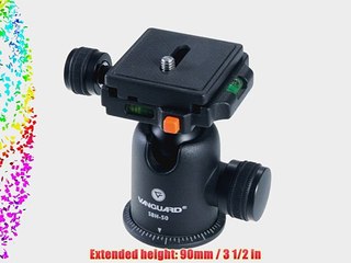 Vanguard SBH-50 Compact Magnesium Alloy Ballhead with Two Onboard Bubble Levels