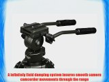 Professional 75mm Video Camera Tripod with Fluid Drag Head FT9901