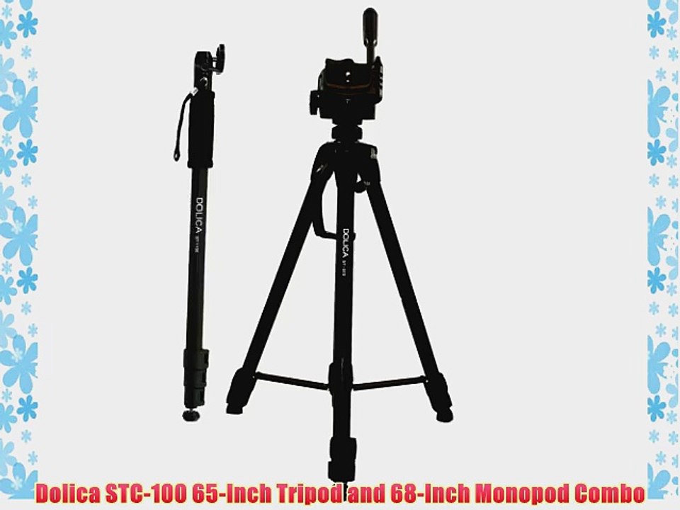 Dolica STC-100 65-Inch Tripod and 68-Inch Monopod Combo