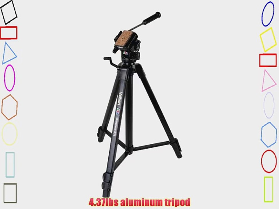 Velbon Videomate 638/F 3-Sec Heavy Duty Geared Tripod