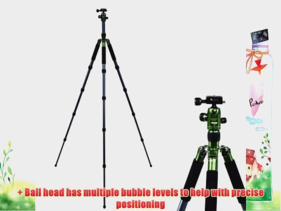 Promaster XC525 Professional Tripod - Green W/ Head