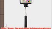 Monopod extendable SELFIE STICK with BLUETOOTH wireless remote control SHUTTER RELEASE. Adjustable