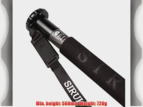 Sirui P-424 Carbon 8xm 4 section Monopod max load 55lb/25kg