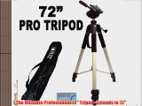 Professional PRO 72 Super Strong Tripod With Deluxe Soft Carrying Case For The JVC Everio GZ-HD320