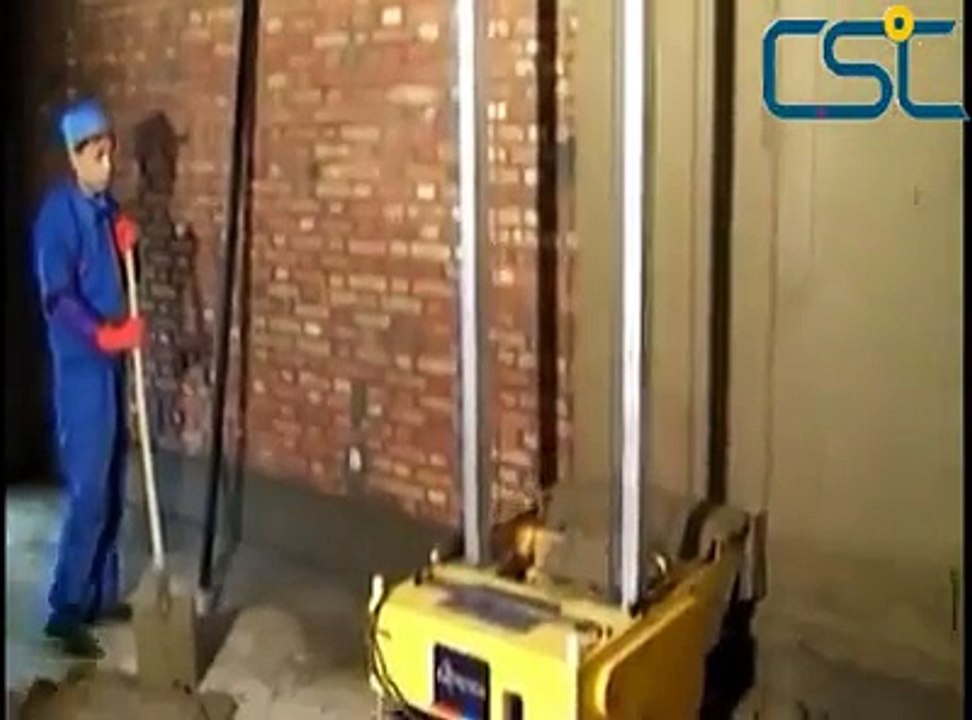 Amazing Wall Rendering Machine