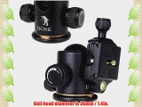 DBPOWER BK-03 Photography Tripod Ball Head Ballhead Quick Release Plate Pro Camera Tripod Max