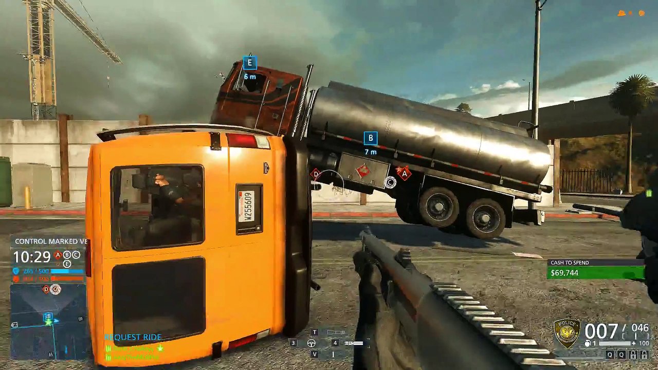Battlefield Hardline Funny Moments - Exploding Bridges, Walking Glitch, Best Hiding Spot (Funtage!)