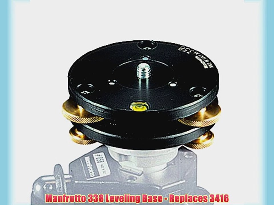 Manfrotto 338 Leveling Base - Replaces 3416