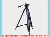 Slik Lightweight 2 Stage Tripod System With Fluid Head - DST33