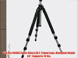 Slik Pro 500DX Super Alloy A.M.T. Tripod Legs Maximum Height 63 Supports 10 lbs.