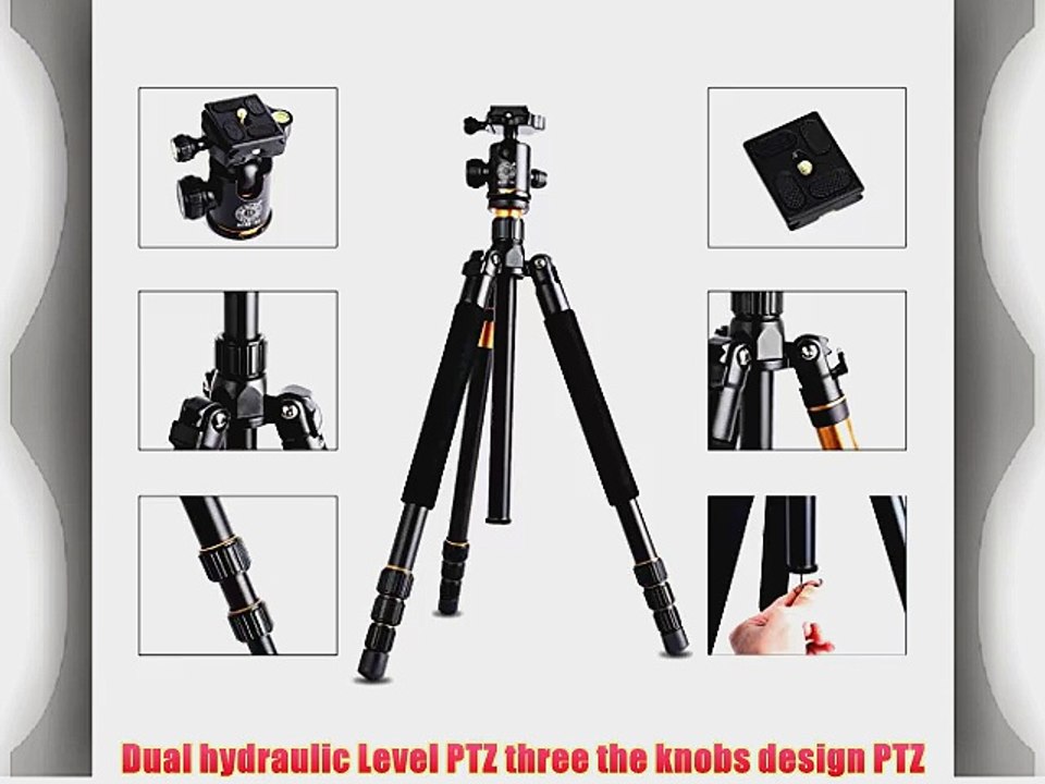 Century Accessory Adjustable Magnesium Aluminum Alloy Tripod Monopod w/ Ball Head For DSLR