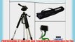 PROFESSIONAL 67 Inch Full Size Tripod with Carrying Case For The Canon Powershot SX10 SX1 SX110