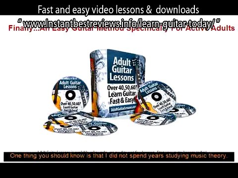 easy to learn electric guitar songs for beginners Adult Guitar Lessons Fast and easy video lessons