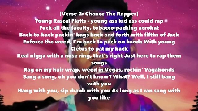 Lyrics Chance The Rapper - Favorite Song - Acid Rap HD