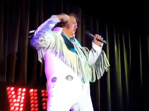 Bryan Clark sings Trouble at Elvis Day in Sheffield Alabama Elvis Presley song