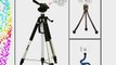 Super Lightweight Tripod for Sony Cyber-shot DSC-T900 and Sony Cyber-shot DSC-T90 with Flexible