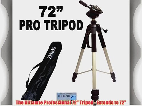.. Professional PRO 72 Super Strong Tripod With Deluxe Soft Carrying CaseFor The Canon VIXIA
