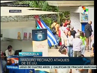 Maduro vuelve a rechazar amenazas del gobierno de EE.UU.