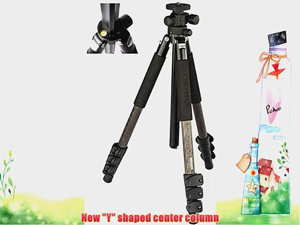 Giottos YTL PRO Aluminum Tripod - 78.7in. Black YTL9313